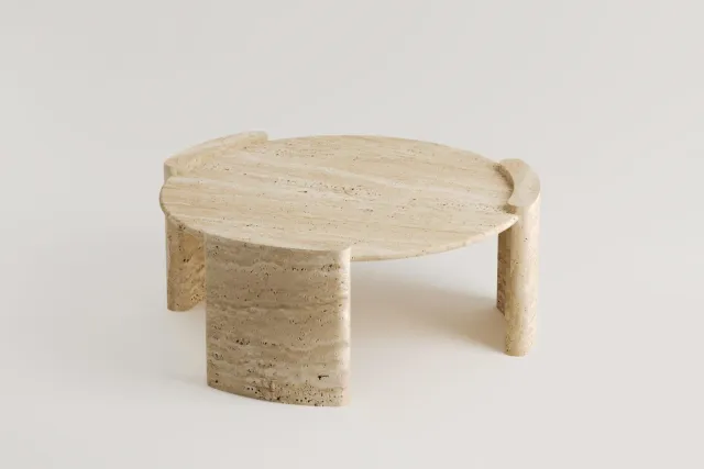 Alice Travertine Coffee Table – Travertine Coffee Table, İnegöl Möbell