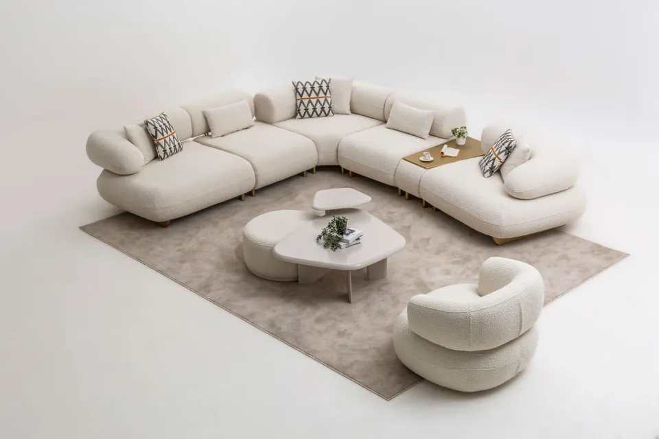 Glamour Corner Sofa – image 4