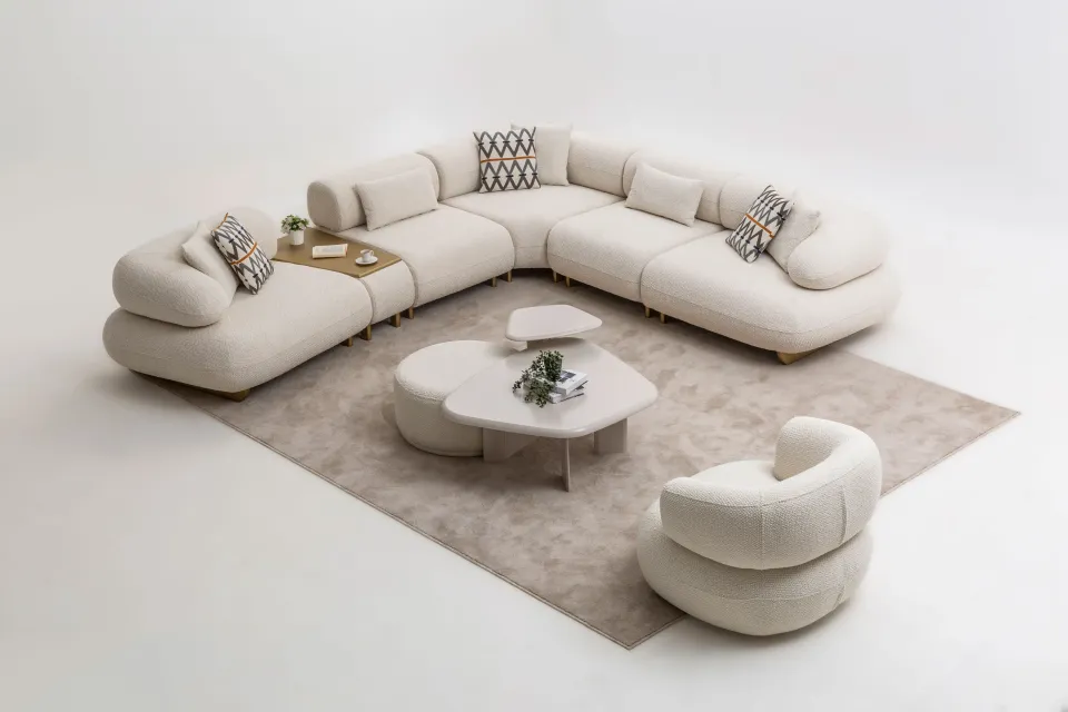 Glamour Corner Sofa – image 6