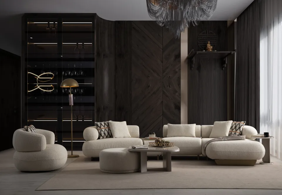 Glamour Relax Ecksofa – Bild 10