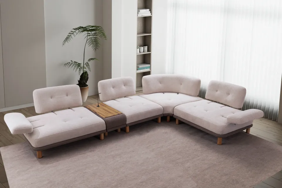Puffy Ecksofa – Bild 9