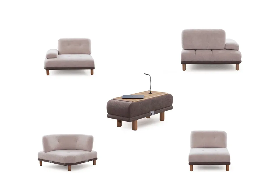 Puffy Ecksofa – Bild 11