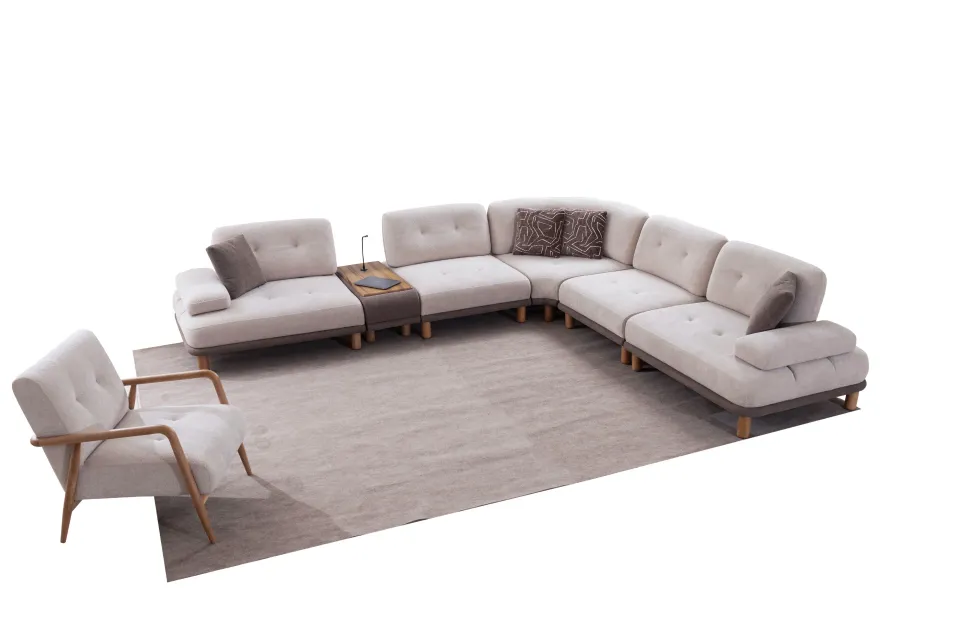 Puffy Ecksofa – Bild 6