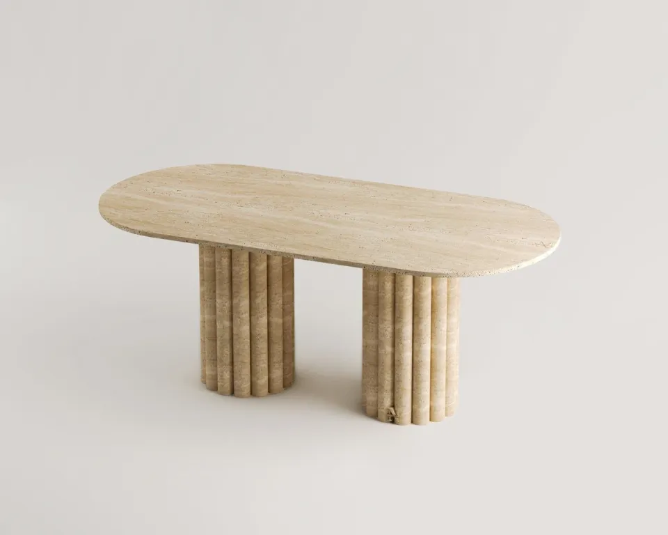 Albert Travertin Tisch – Bild 4