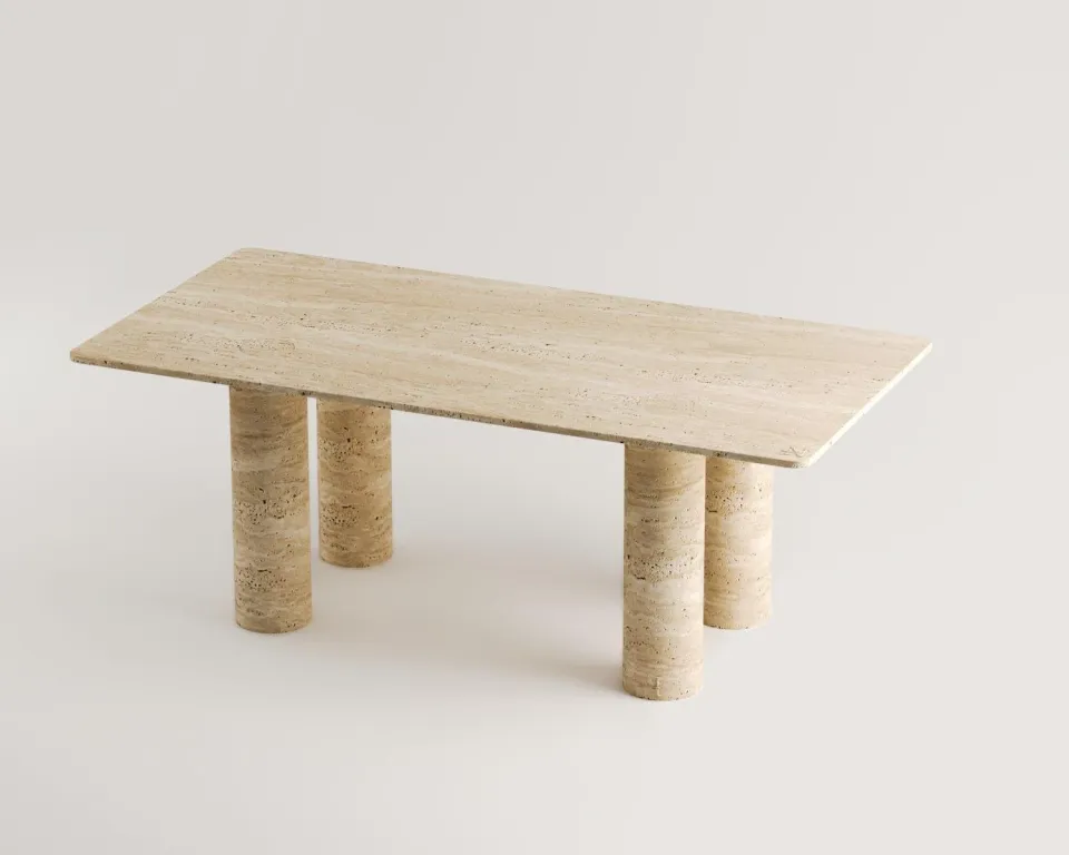 Eden Travertine Table – image 2