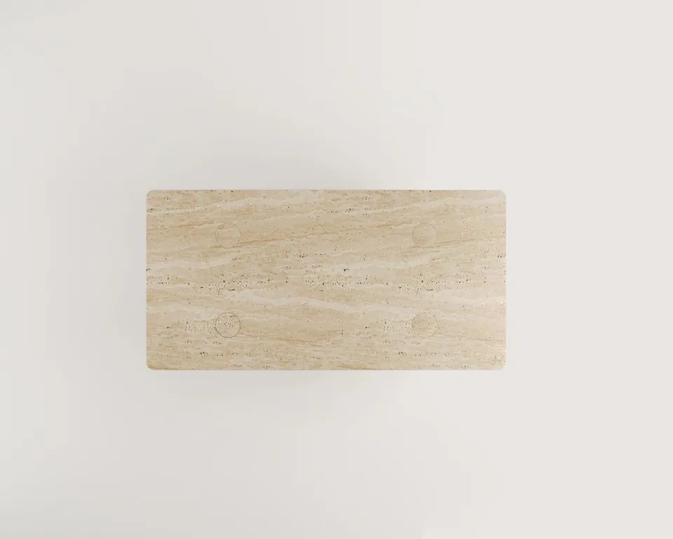 Eden Travertine Table – image 3