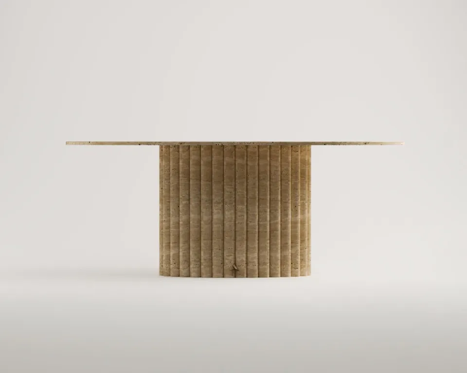 Tares Travertin Tisch – Bild 5