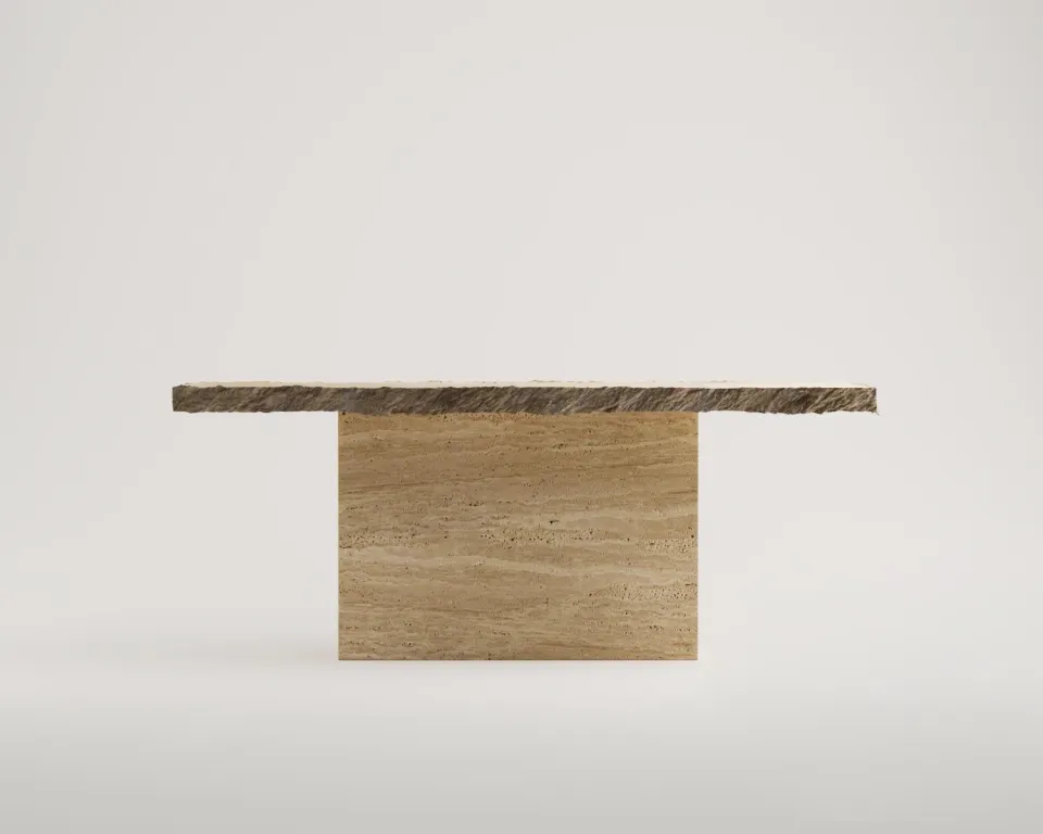 Vogue Travertin Tisch – Bild 2