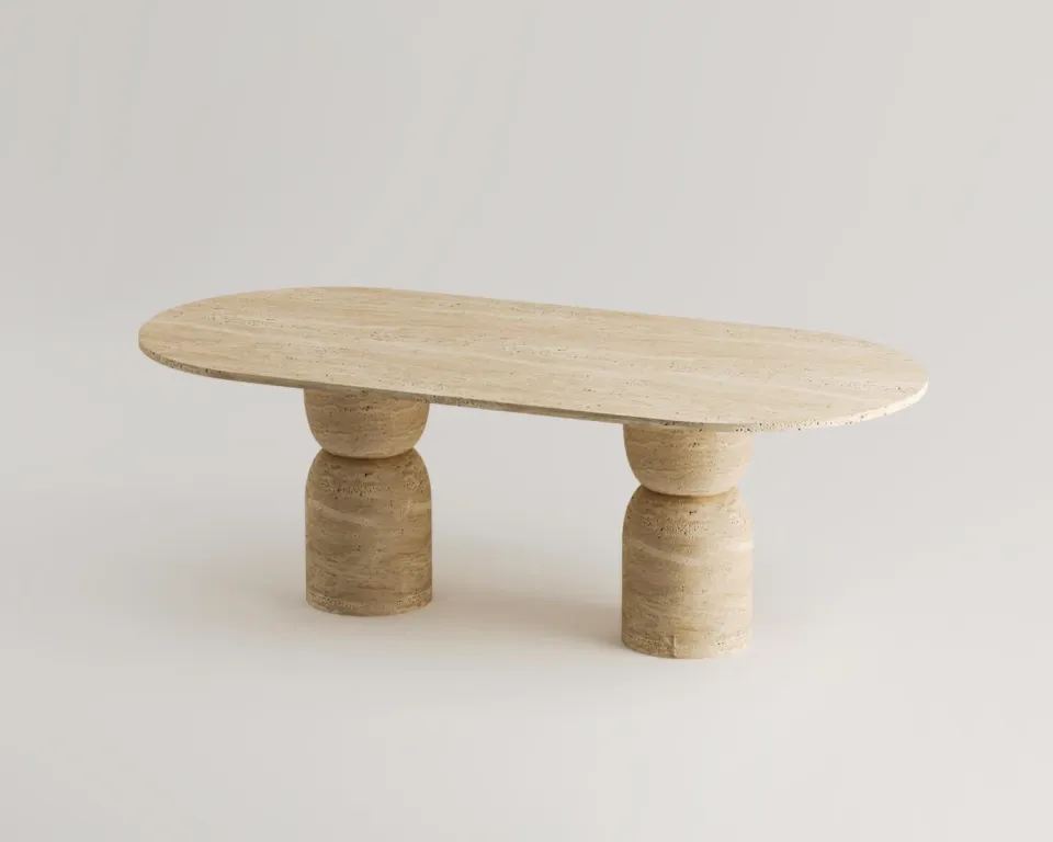 Levi Travertin Tisch – Bild 2