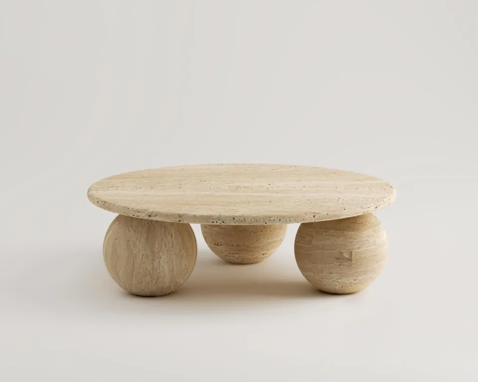 Antonella Travertine Coffee Table – image 3