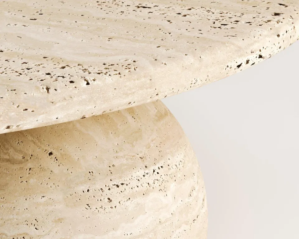 Antonella Travertine Coffee Table – image 4
