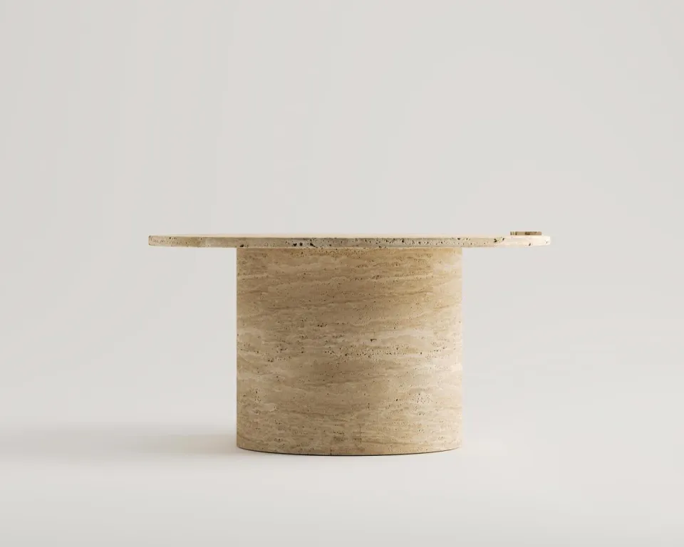Clara Travertine Coffee Table – image 2