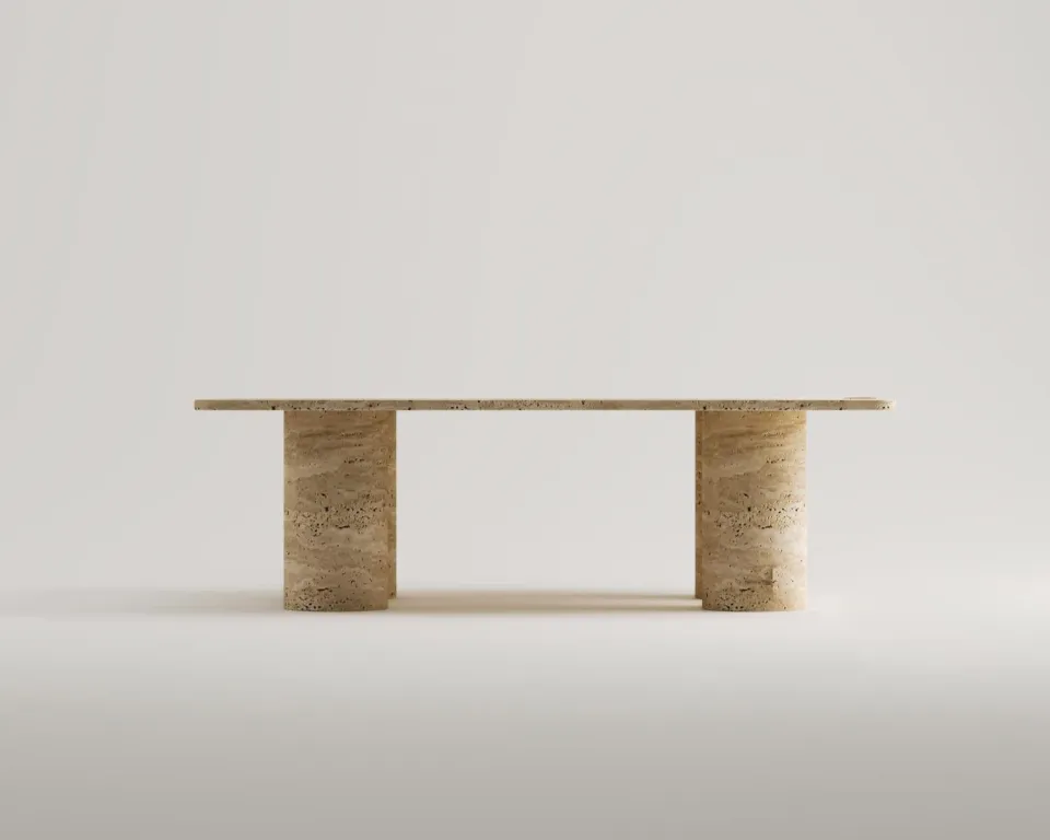 Jessica Travertin Couchtisch – Bild 5