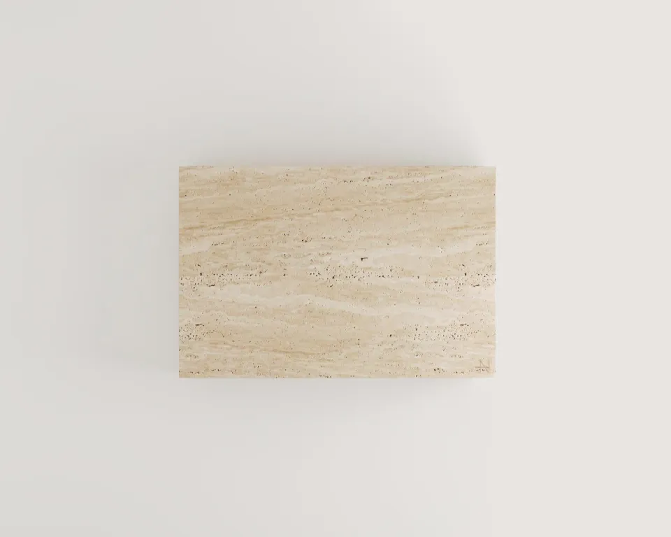 Kevin Travertine Coffee Table – image 3