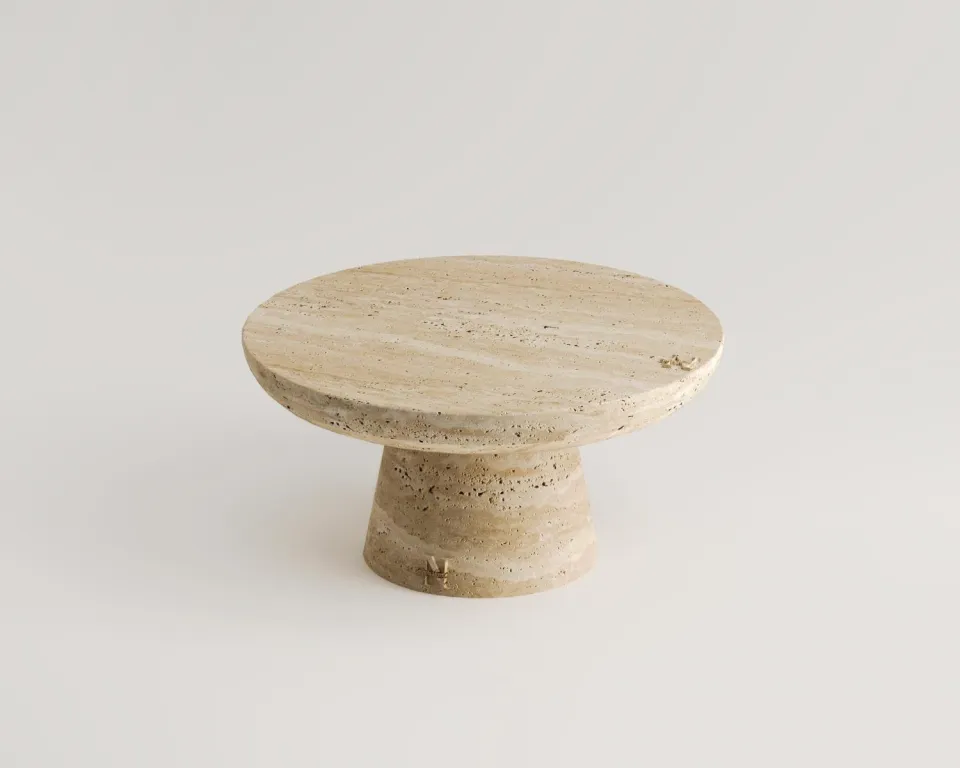 Daff Travertine Coffee Table – image 3
