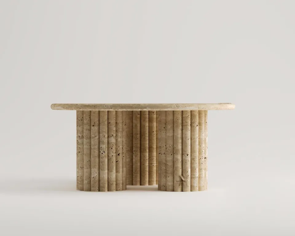 Nomi Travertine Coffee Table – image 6